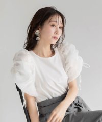 RANDA/ランダ RANDA ドロストスリーブカットトップス/507893937