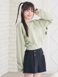 Emsexcite/エムズエキサイト ems excite ラメ刺繍ロゴトレーナー/507894114