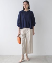 KUMIKYOKU（LARGE SIZE）/【ストレッチ・イージーケア】オシャクロス ガウチョパンツ/507894144