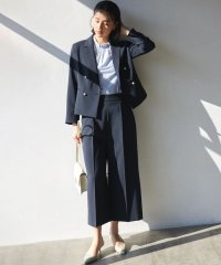 KUMIKYOKU（LARGE SIZE）/【ストレッチ・イージーケア】オシャクロス ガウチョパンツ/507894144