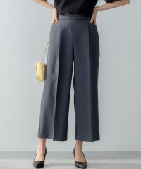 KUMIKYOKU（LARGE SIZE）/【ストレッチ・イージーケア】オシャクロス ガウチョパンツ/507894144
