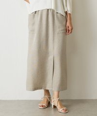 BEARDSLEY/麻調合繊ポケットスカート/507894157