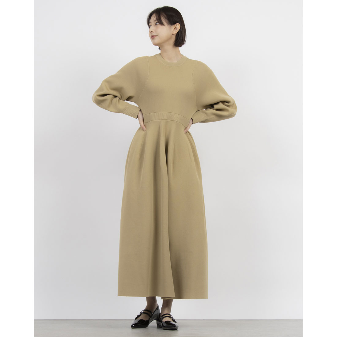クラネ CLANE CONSTRUCTIVE KNIT ONEPIECE(507895014) | クラネ