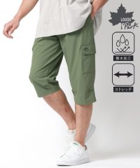 LOGOS/ロゴス LOGOS ストレッチ リップストップ七分丈カーゴクロップドパンツ ボトムス メンズ カーゴパンツ/507895049
