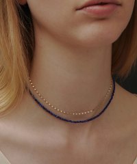 les bon bon/ルボンボン les bon bon lapis choker BOB281 ネックレス チョーカー 淡水パール/507895175