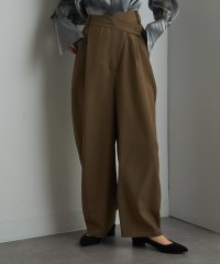 MAISON BREEZE/メゾンブリーズ MAISON BREEZE アシンメトリー ウエストクロスドレープパンツ trc/507895177