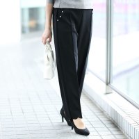 Sawa a la mode/サワアラモード Sawa a la mode パールポケットスカラップテーパードパンツ/507895729