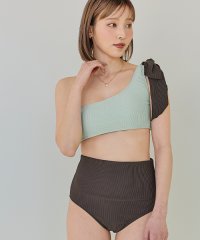 SEA DRESS/ワンショルダーデザインリブビキニ/水着/504963084