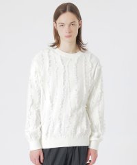 LOVELESS　MENS/バーティカルカットジャカードプルオーバー/507807982