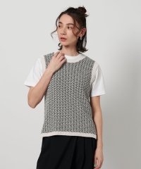 BEAUTY&YOUTH UNITED ARROWS/ジャガードノースリーブニット －ウォッシャブル－/507879057