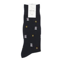 COMME CA MEN/コムサメン COMME CA MEN コムサメン 招き猫柄 クルー丈ソックス/507895156