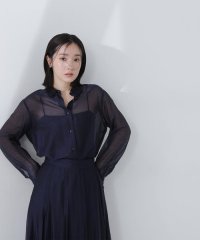 NATURAL BEAUTY BASIC/シャイニーシアーシャツ/507896978
