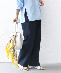 SHIPS WOMEN/《予約》〈洗濯機可能〉ポリエステル 麻 カーゴ パンツ/507897304