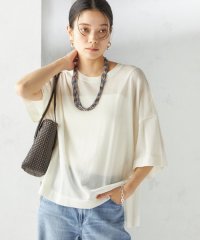 SHIPS WOMEN/〈手洗い可能〉18G フィルミーコットン ワイド ショート スリーブ プルオーバー/507897310