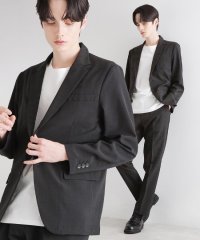 tk.TAKEO KIKUCHI/【WEB限定 マシンウォッシャブル】機能性エアリードライセットアップ/シングルジャケット&テーパードスラックス/507897373
