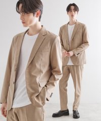 tk.TAKEO KIKUCHI/【WEB限定 マシンウォッシャブル】機能性エアリードライセットアップ/シングルジャケット&テーパードスラックス/507897373