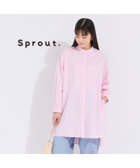 Liliane Burty/【Sprout.】トルコ製素材　綿ジャカードバンドカラーブラウス/507897398