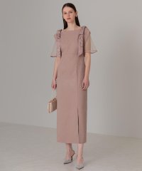 Leja/レジャ Leja 2WAY花柄リボンドットストーンIラインドレスワンピース美脚効果結婚式 パーティードレス 成人式 20代 30代 40代/507897834