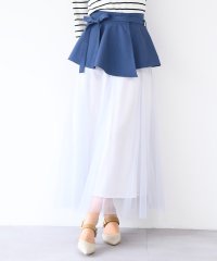 MISCH MASCH/ミッシュマッシュ MISCH MASCH 2025春夏新作 カバーベルト付きチュールスカート/MM517205/507897987