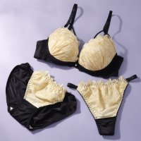 palissee/パリーゼ Palissee 【3点セット】リリーレースマカロニコード ブラ＆ショーツ＋Tバック 【返品不可商品】/507898231