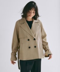 ICB（LARGE SIZE）/トリアセコットンギャバジン ショートトレンチコート/507898346