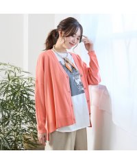 PISANO/【手洗いOK】Ｖネック・ＢＯＸシルエットカーディガン/507898410
