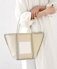 SHIPS any WOMEN/SHIPS any: ステッチ エンブロイダリー ポケット トートバッグ/507898536