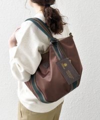 SHIPS any WOMEN/《一部追加予約》【SHIPS any別注】Folna: 2WAY ライン ナイロン トート バッグ/507899905