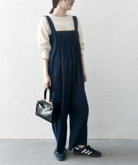 SHIPS any WOMEN/SHIPS any:〈洗濯機可能〉リネン ミックス タック ワイド サロペット/507899913