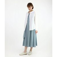 COUPE LE COEUR/クープルクール COUPE LE COEUR アシンメトリードレープフレアーワンピース/507899971