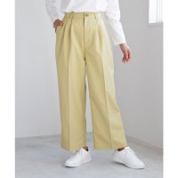 Honeys/ハニーズ Honeys ワイドストレートパンツ ボトムス パンツ ストレートパンツ ワイドパンツ 再生ポリエステル 抗菌防臭 無地 ツイル素材 レディース/507900082