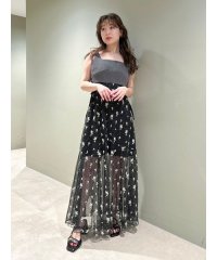 LILY BROWN/[L.B CANDY STOCK]ビーズ刺繍チュールワンピース/507900093