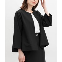 Honeys/ハニーズ Honeys 9分袖Aラインノーカラージャケット アウター ノーカラージャケット ジャケット セットアップ 大きいサイズ オフィス きれいめ レディー/507900128
