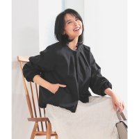 Honeys/ハニーズ Honeys 裾バルーンブルゾン アウター はっ水 ジャンパー ブルゾン ジャケット 再生ポリエステル 撥水加工 裾バルーン 無地 クルーネック レデ/507900132