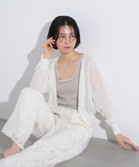 N Natural Beauty Basic/シアーカーディガン/507858611