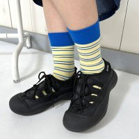 CRB/シーアールビー CRB ボーダーソックス/507900621