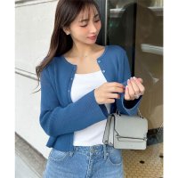 KOBE LETTUCE/コウベレタス KOBE LETTUCE [ 岡部あゆみさんコラボ ]フレアスリーブリブニットカーディガン【クルーネック】[選べる2タイプ] [C6779]/507900709