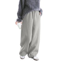 KOBE LETTUCE/コウベレタス KOBE LETTUCE 裏ファーボンディングダイバーバレルレッグカーブパンツ【エクストラプチ】 [M4155]/507900711