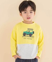 Noeil aime BeBe/天竺スパンフライス配色くるまプリント長袖Tシャツ(80~130cm)/507901325