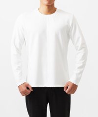 MICHEL KLEIN HOMME/【BODY MAKE】ダブルフェイスクルーネック長袖カットソー/507901352