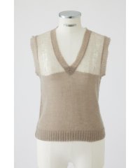 RIM.ARK/Mohair mix minimum knit vest/507901516