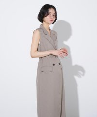 N Natural Beauty Basic/ノースリーブトレンチワンピース/507905786
