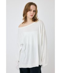 moussy/OFF SHOULDER ルーズニット/507901382