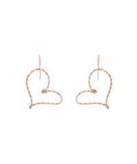 Samantha Tiara/K14GF ツイストハートピアス/507901756