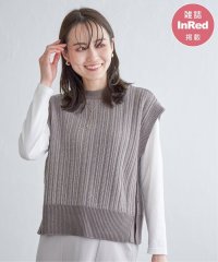 ikka/【雑誌InRed4月号掲載】サイドボタンニットベストアンサンブル【2点セット／親子おそろい】/507581644