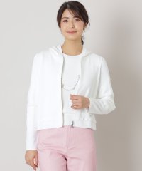 TO BE CHIC/レーヨンナイロン フリルフーディー ニット/507880562