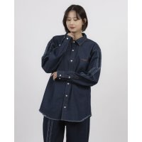 NERDY/ノルディ NERDY UNI NY DENIM SHIRT 　NYデニムシャツ（ブルー）/507881450
