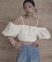 miette/フリンジジャガードオフショルビスチェ/507908456