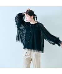 Audie a Muses/チュールレイヤードブラウス/ 2WAY/507908839