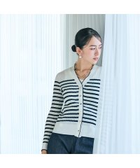 Audie a Muses/マリンボーダーカーディガン/507908847